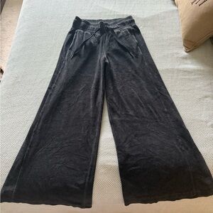 lululemon athletica Black Wide-Leg Track Pants